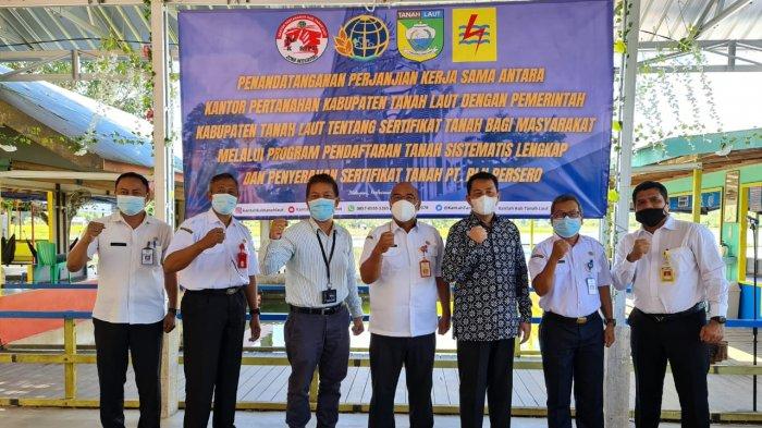 Pemerintah Kabupaten Tanah Laut Gelar Mou dengan Kantor Pertanahan Kabupaten Tanah Laut