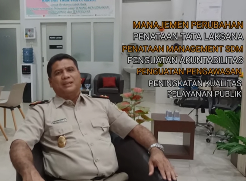 Zona Integritas Kantor Pertanahan Kabupaten Tanah Laut 2021